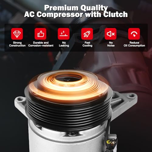 Image of CCIYU AC Compressor w /Clutch for Nissan Quest 3.5L 2004-2009