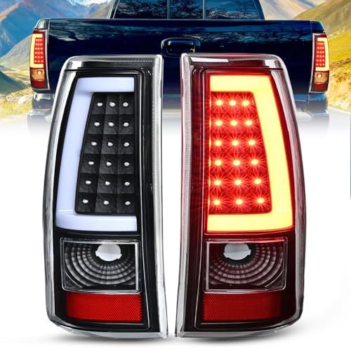 Image of Nilight Taillight Assembly Compatible with 2003-2006 Chevy Silverado Pair