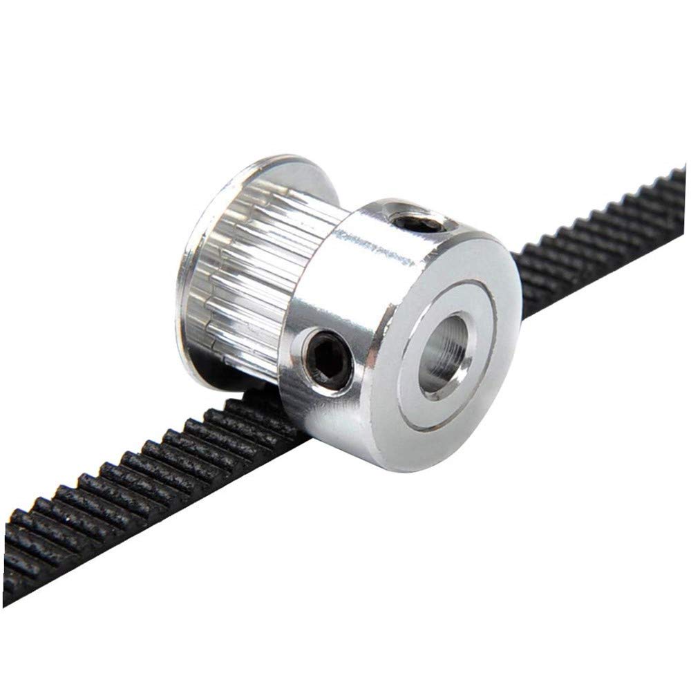 2x Euroharry GT2 Zahnriemenscheibe – 40 Zähne, 5 Mm Bohrung, Für 6 Mm Riemen, Aluminium, Eloxiert – Präzise