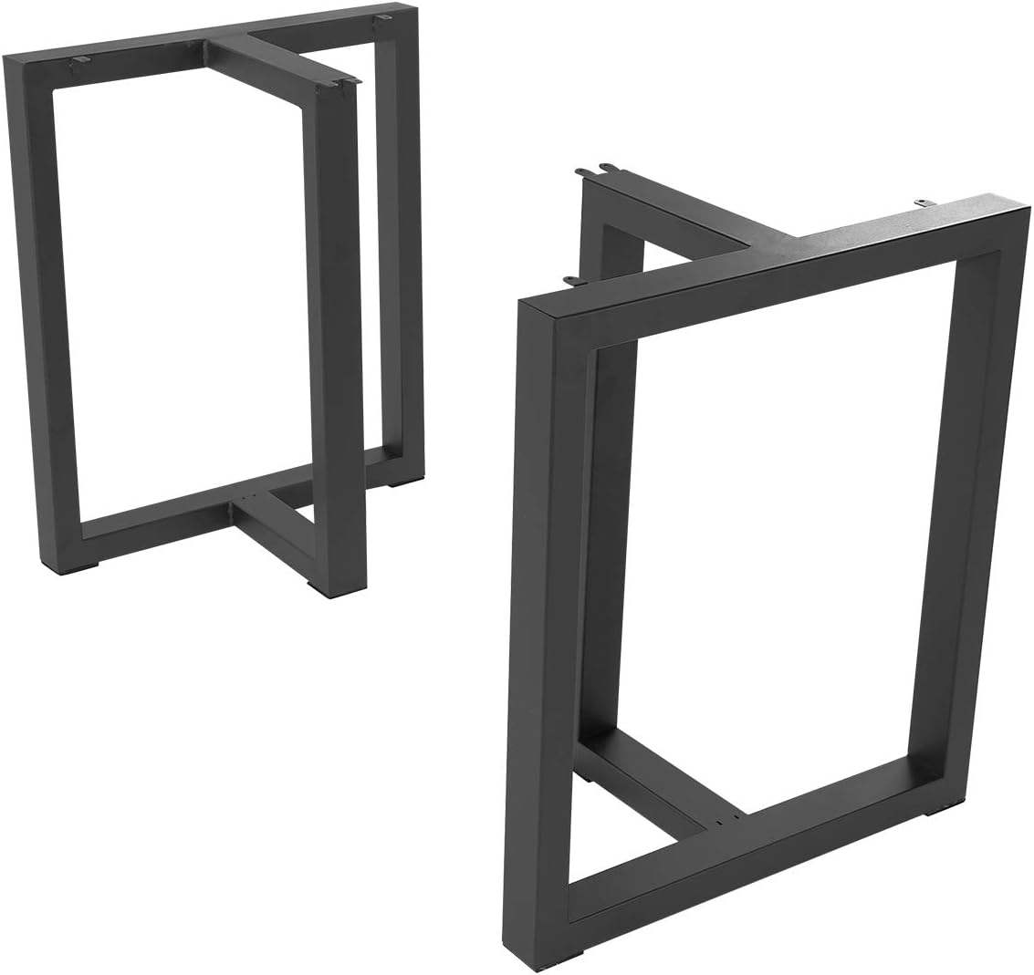 Nеw Dеаl Tengchang Heavy Duty Metal Table Legs, Desk Dining Table Legs 28H x 24 W, Set of 2