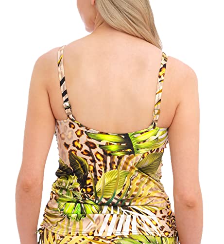 Fantasie Women's Standard Kabini Oasis Twist Underwire Tankini Top2