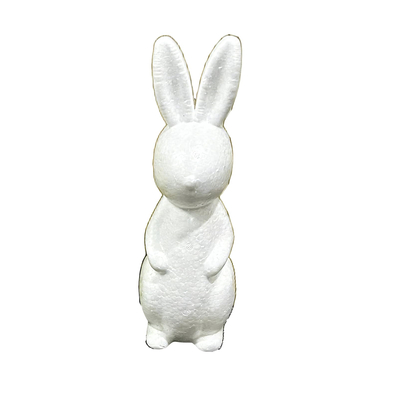 PANGBOER Paintable Foam Easter Rabbits Shape for Creative Decorating and School Classroom Activity Foam Animal Art Project