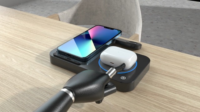 ワイヤレス充電器 3in1 Apple Watch充電器 15W急速充電 USB TypeC端子