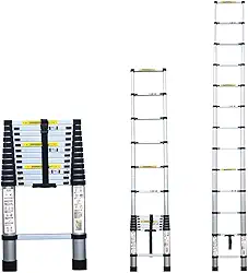 Escada Telescópica Aluminio Fortt 3.8m 13 Degraus - ETA01-3.8m