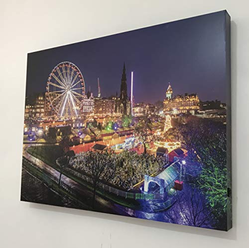 Cuadros con Luz Leds Edimburgo Multicolor para Decorar Salones Modernos 60x80 4