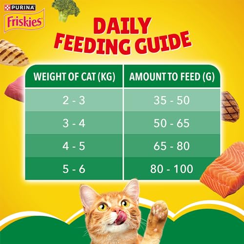 Image of Purina Friskies Indoor Delights Adult Dry Cat Food, 1 kg, Contains Salmon, Tuna, Chicken and Vegetables Flavours (Pack of 2)