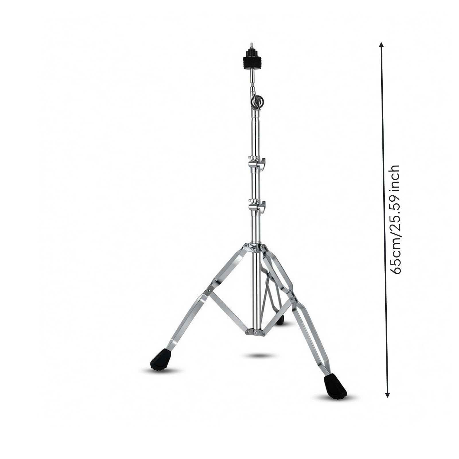 Milageto Soporte Platillos C-500 Resistente Soporte Platillos con Patas Doble Refuerzo para Escenarios