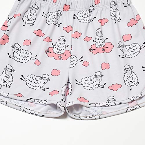 Image of Mirawise Girls 3 Pc Pajamas Sleepwear Cotton Pjs Clothes Set 4-13 Years