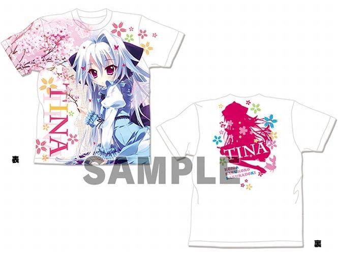 白もち桜　フルグラフィックTシャツ　フリーサイズ Amazon.co.jp: C88 恋がさくころ桜どき ティナ フルグラフィックT