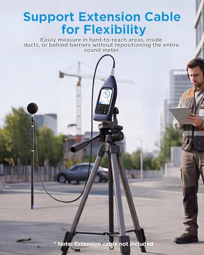 Image of CRY2832-2 Lite Data Logging Sound Level Meter, 24-143dB, Leq /Lpeak | Data Export, Long-Term Monitoring, Desktop Analysis, A /C /Z Weighting, F /S /I Weighting, USB /RS232 Connectivity