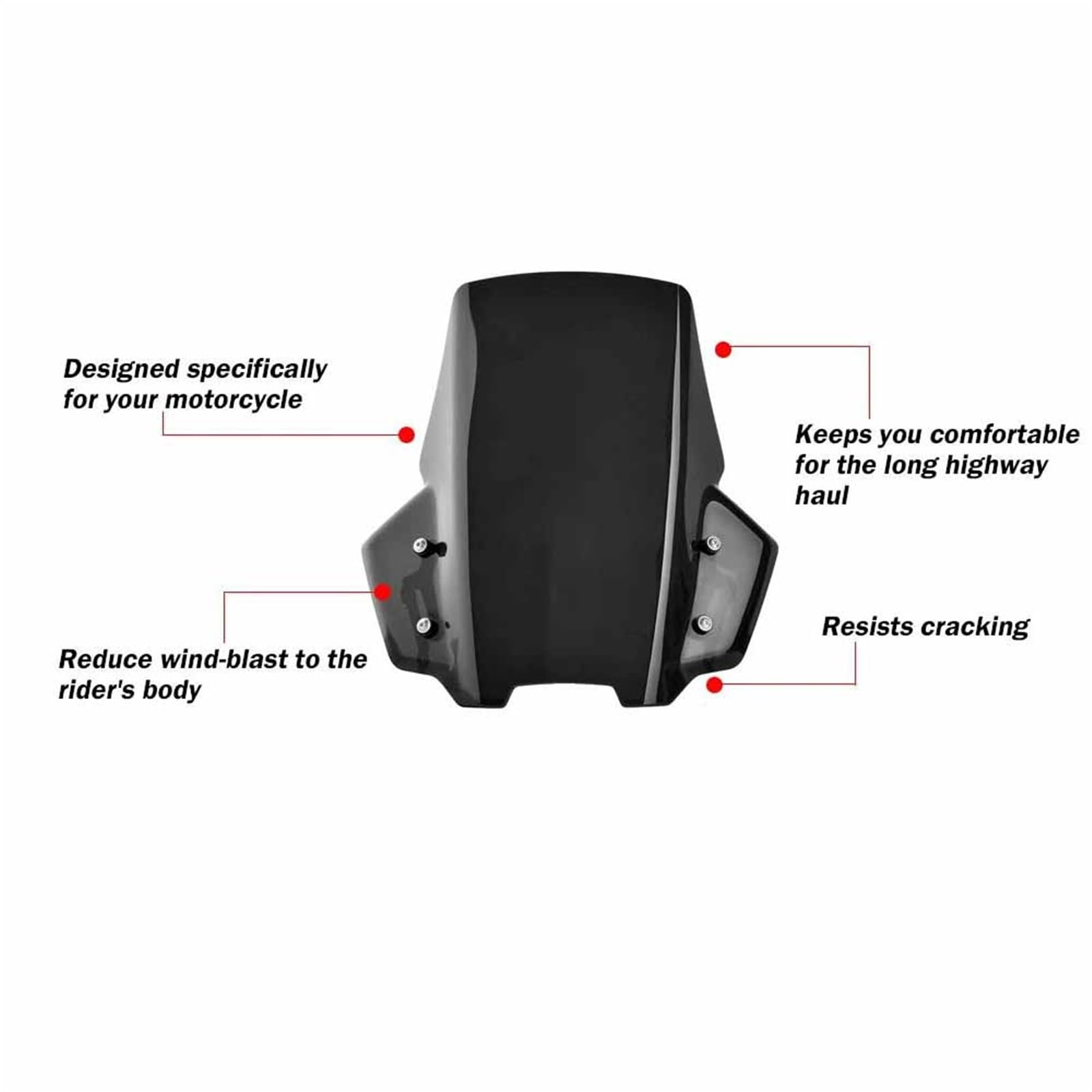 Parabrezza Da Turismo Per Moto A Doppia Bolla Deflettore Antivento Nero Per Suzuki Katana GSX-S1000S GSXS 1000 S 2019 2020 2021 2022