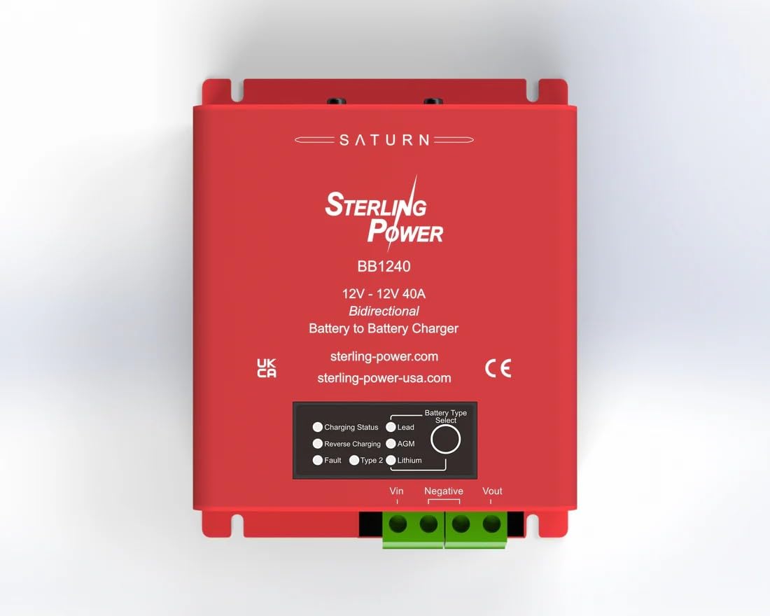Sterling Power Battery to Battery Charger 12V Input to 12V Output 40amp DC Powered Charger