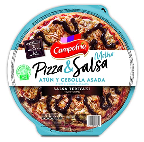 Campofrío - Pizza y Salsa con Atún, Cebolla y Salsa Teriyaki, 360g