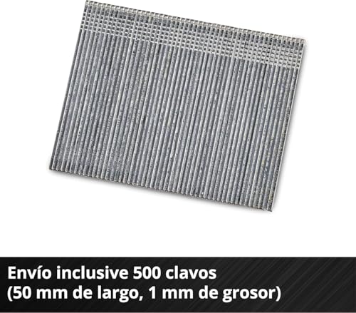 Miniatura 10 de Einhell Profesional Clavadora Con Baterías Fixetto 18 50 N Power X-Change 18v, 60 Tiro Min, Máx. 50mm De Longitud De Clavo, Incl. 500 Clavos