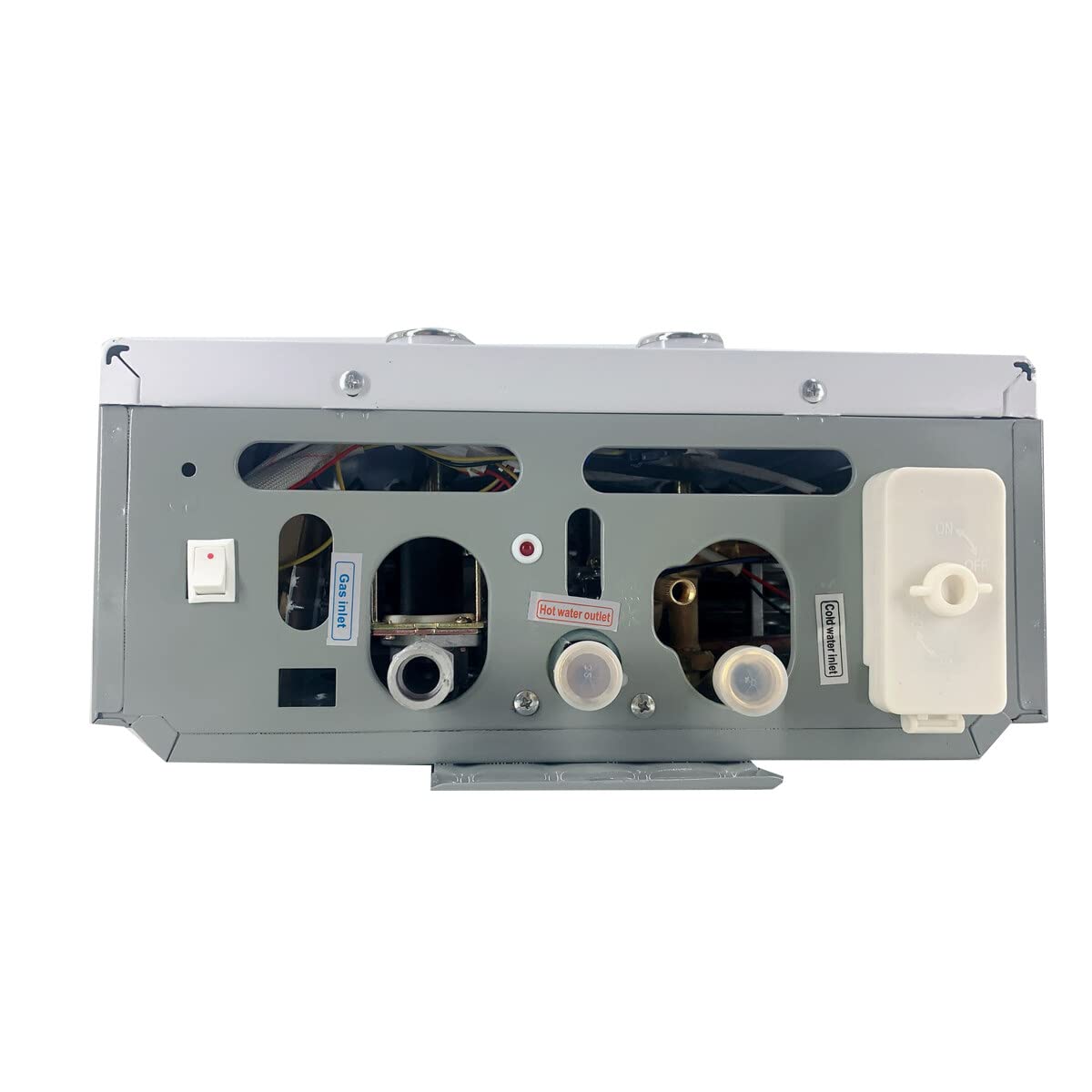 Scaldabagno a Gas GPL 12L 24KW, Portatile Istantaneo Scaldabagno Butano Propano, Doccia allaperto Bagno, Adatto Casa Campeggio Esterno RV, con certificazione CE, Tubo Doccia