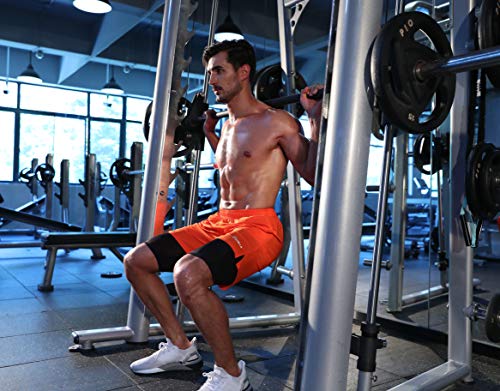 Image of Pudolla Men's 2 in 1 Running Shorts 5 inch Quick Dry Gym Athletic Workout Shorts for Men with Phone Pockets