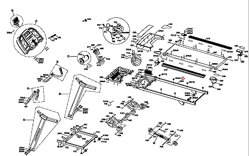 Image of Frame Set Semi Assembly 1000468289 Works with HZ Fitness 7.0AT-04-TM1021 Treadmill
