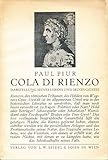  cola di rienzo, darstellung seines lebens und seines geistes.