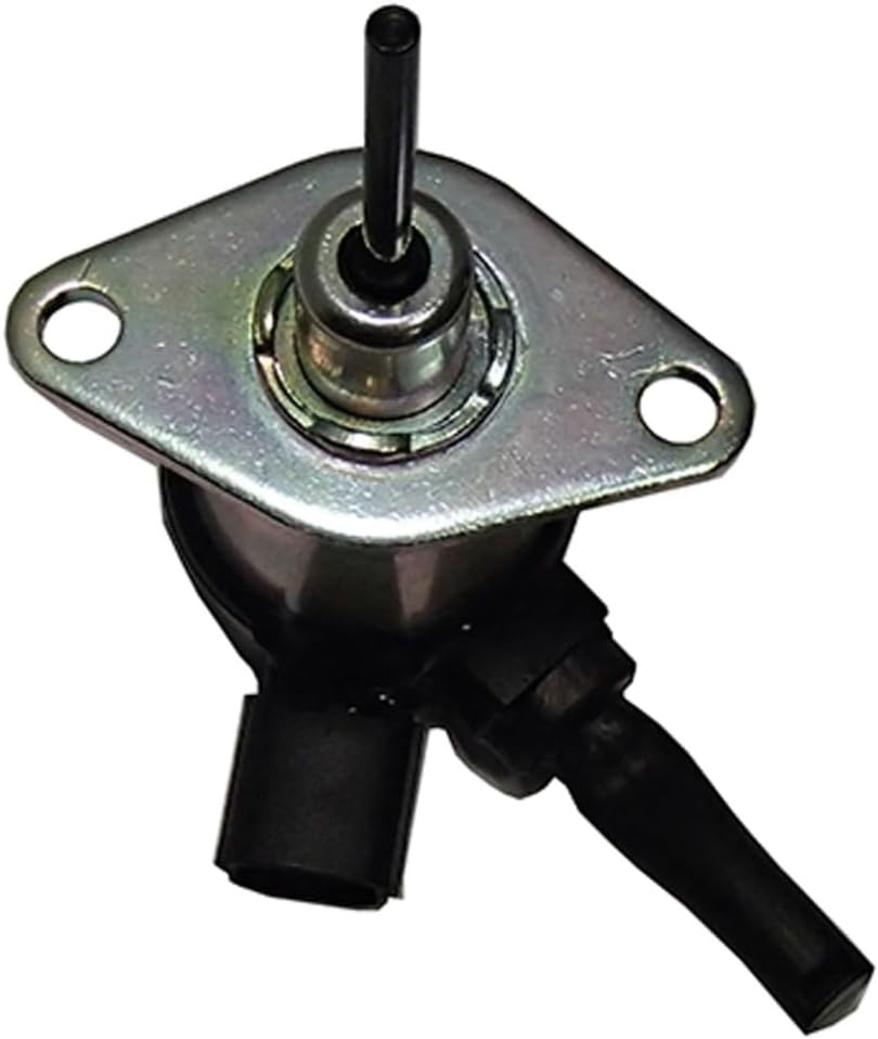 Fuel Solenoid, Compatible with Kubota L2501D L2501F L2501H L2800D, 12V 1A02160013 1A02160015, Replacement Part for Excavator