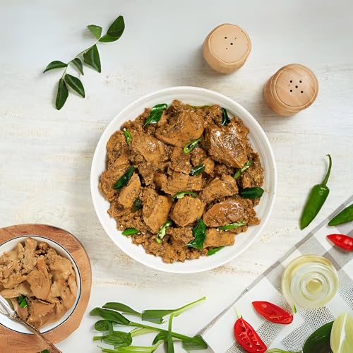 Image of Greenmeat Pepper Roast - Instant | Ready in 5-10 Minutes | 100% Plant Based & Vegetarian | Protein & Fiber Rich | Low Fat & Zero Cholesterol | No Preservatives | Pack of 1 (250g)