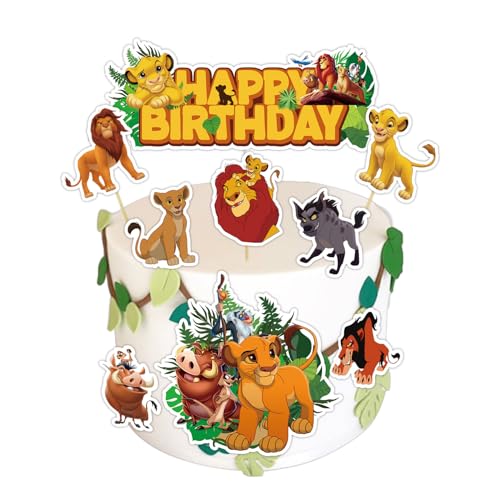Listado y reviews de Rey león mega - cinco favoritos. 30 10 piezas de decoración de fiesta del rey león, suministros de fiesta perfectos para tu fiesta de cumpleaños del rey león, divertida decoración de cupcakes de fiesta para...