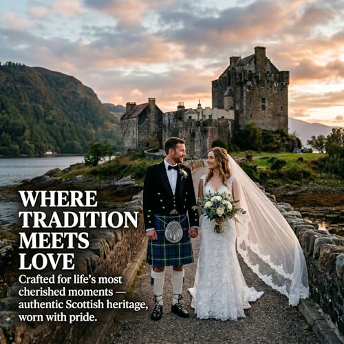 Image of Authentic Scottish Men's Tartan Kilts - Highland Light Weight Value Kilt | Embrace Your Heritage with Comfort
