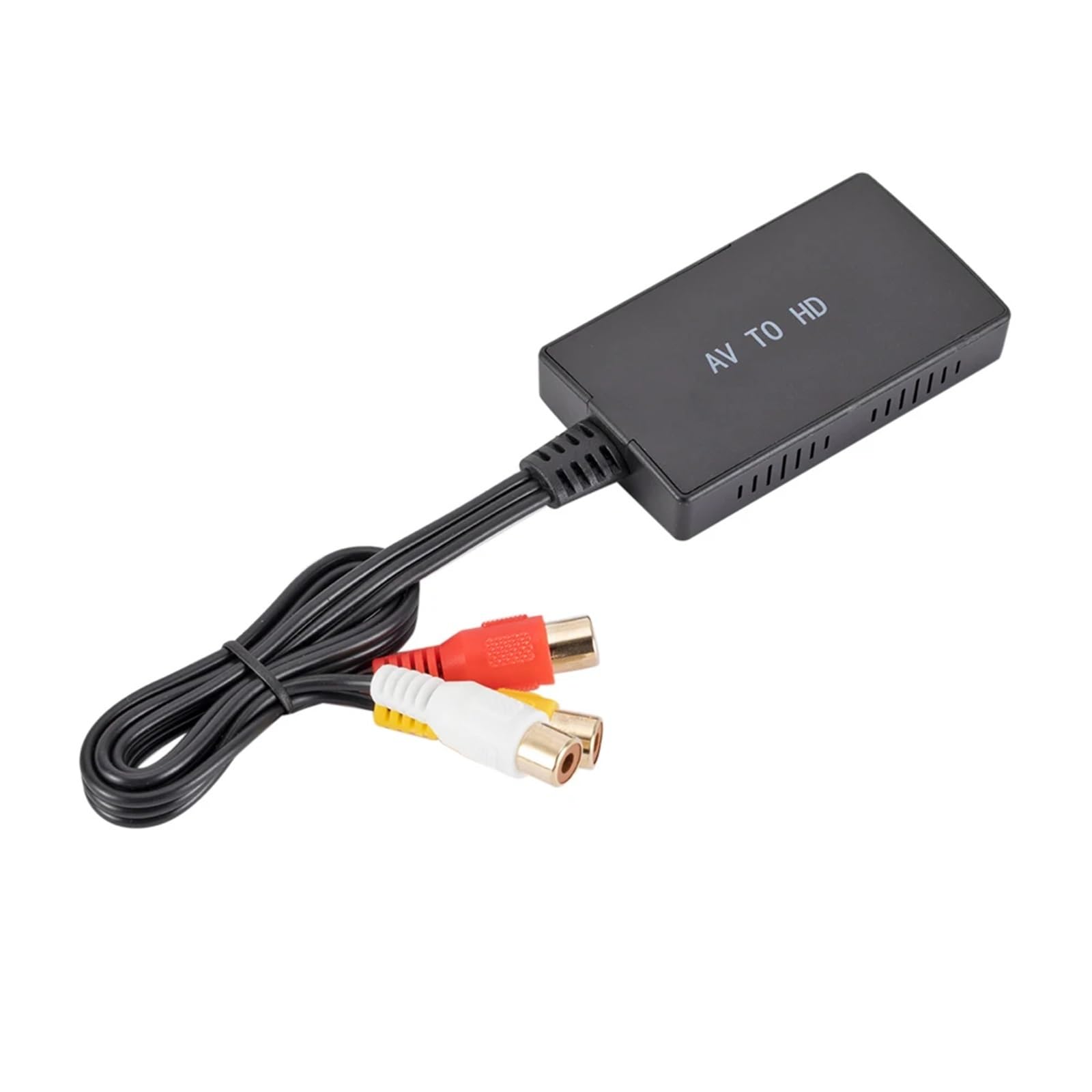 Adaptador de Video Compatible con AV CVSB L/R a HDMI Convertidor de Video HD 720P 1080P Conversión Compatible con AV a HDMI Compatible con PAL
