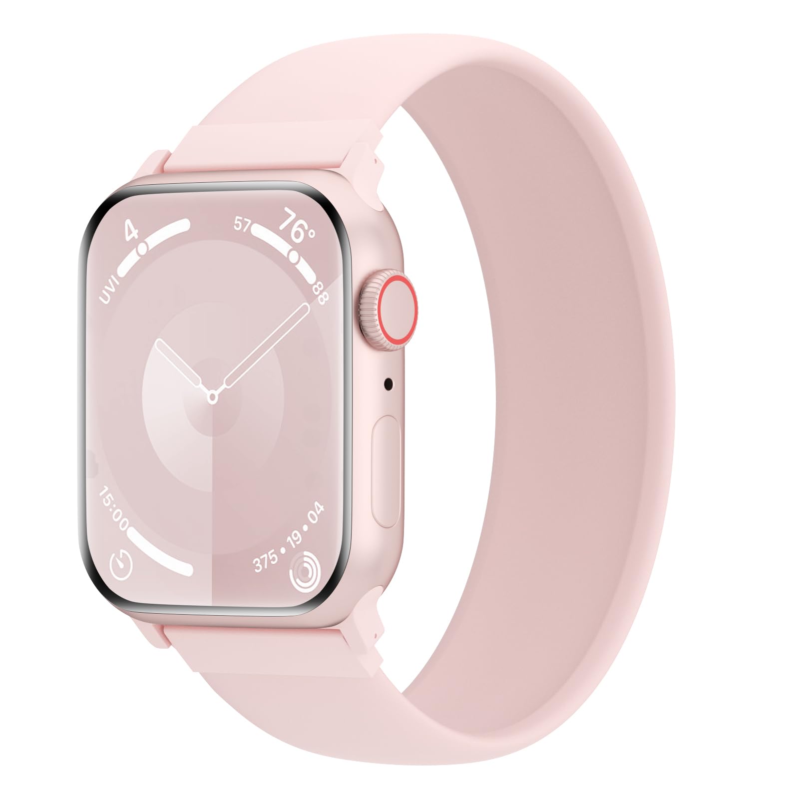 Photo 1 of Arctime Silicone Solo Loop Bands Compatible with Watch Band 38mm 40mm 41mm 42mm 44mm 45mm 46mm 49mm, Sport Stretchy Strap Soft Replacement Wristband for iWatch Ultra 3 2 1 Series 11 10 9 8 SE 7 6 5 4