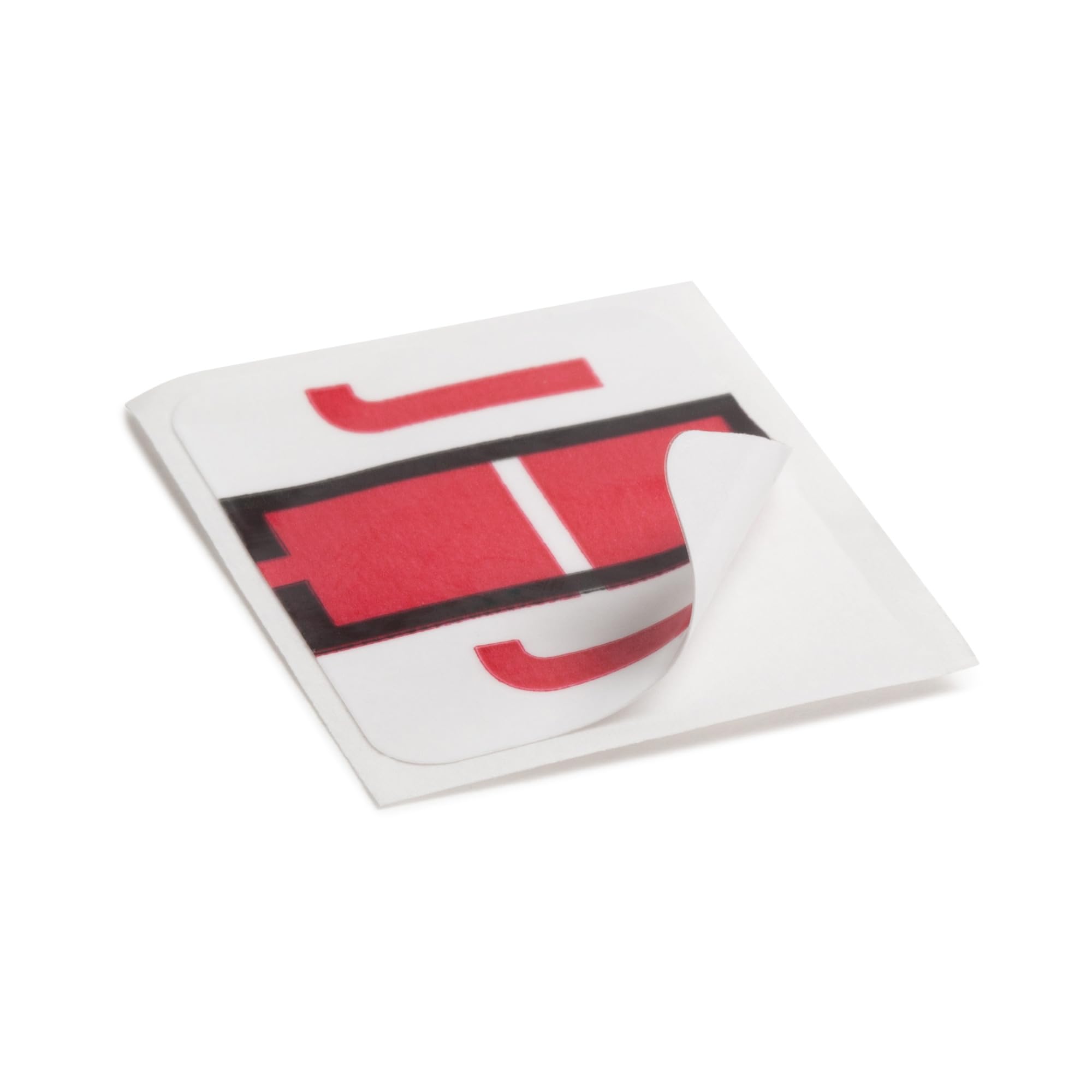 Smead BCCR 67080 - Etichetta alfabetica codificata a colori a barra, rotolo di etichette, rosso, 500 etichette per rotolo, (67080)