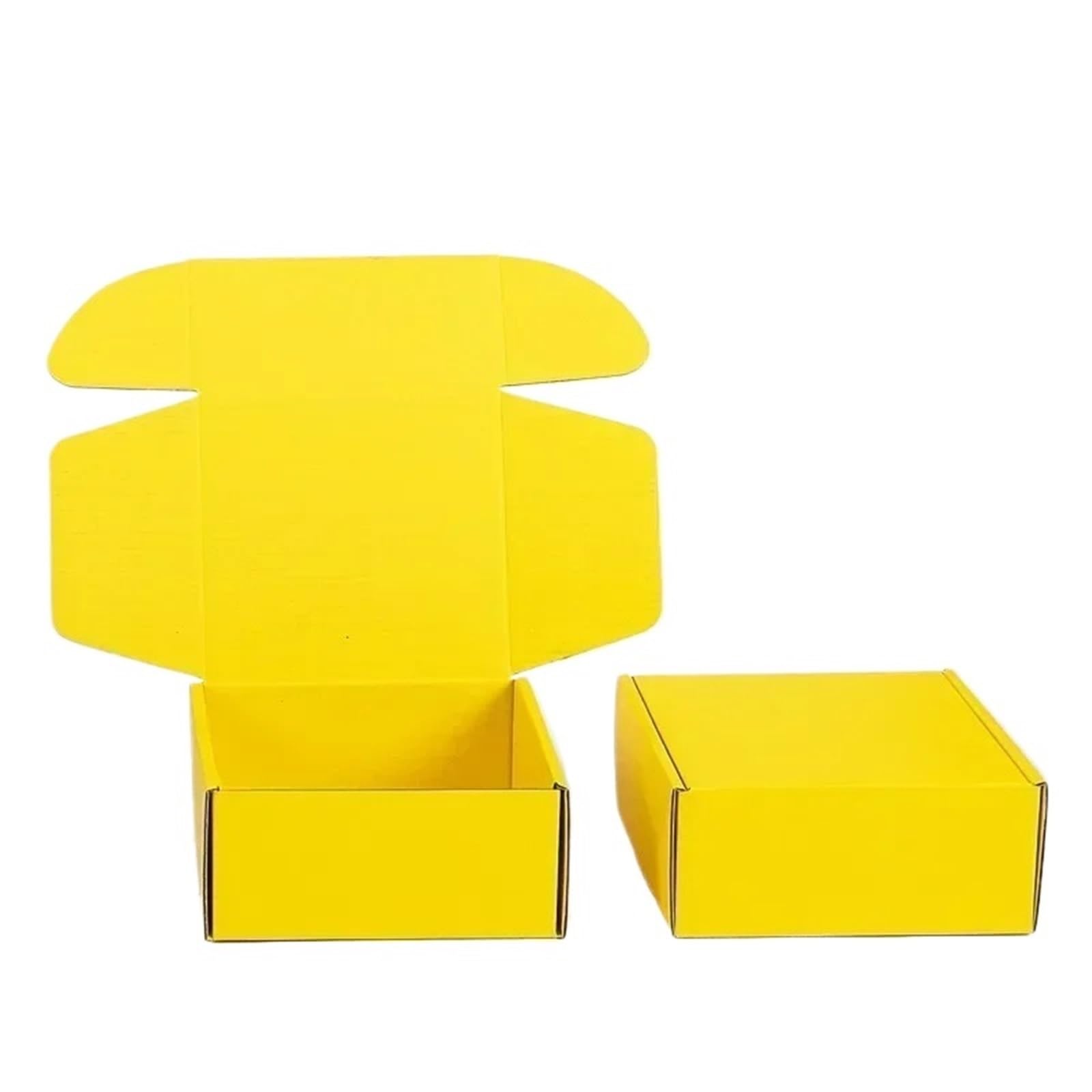 20PCS Airplane Box Colour Square Express Boxes Pack Carton Pink Three Layers Thick Stress Resistance Corrugated Paper Packing For Mailer, Shipping(Colour 02,13x8x2.5cm)