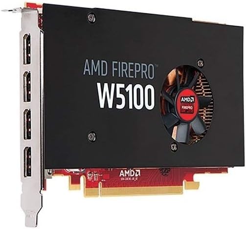 NEC W5100 AMD FirePro Video Card TM Dual DisplayPort PCIE 4GB DDR5 75W MDA-W5100