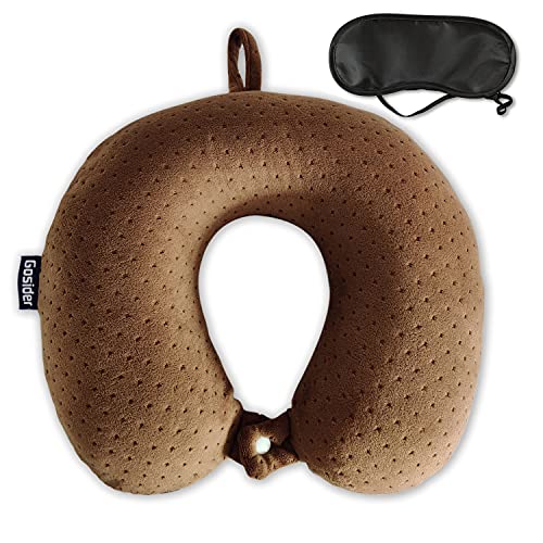 Gosider Memory Foam Travel Pillow, Comfortable Travel Neck Pillow U