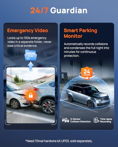 70mai M310 Plus 4K Dash Cam Front with Night Vision - image 8