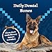 Blue Buffalo Wilderness Trail Treats Wild Bones Large Dental Chews, Grain-Free Dog Bones for Large Dogs Made with Natural Ingredients, 10-oz Bag