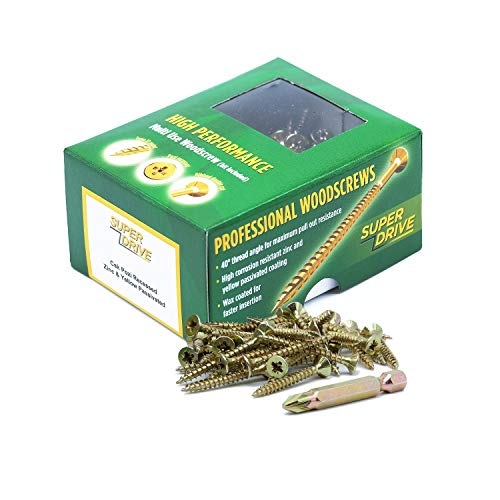 Preisvergleich Produktbild SEQUAL® Hochleistungs-Holzschrauben Super Drive Professionelle und Heimgebrauch mit gratis Bit