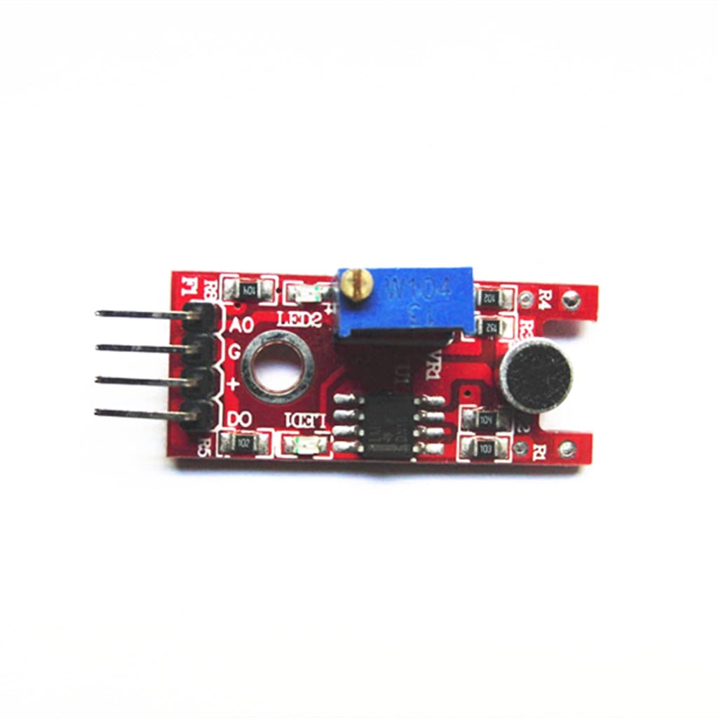 Red High Sensitivity Sound Microphone Sensor Detection Module Board for Arduino-image-49