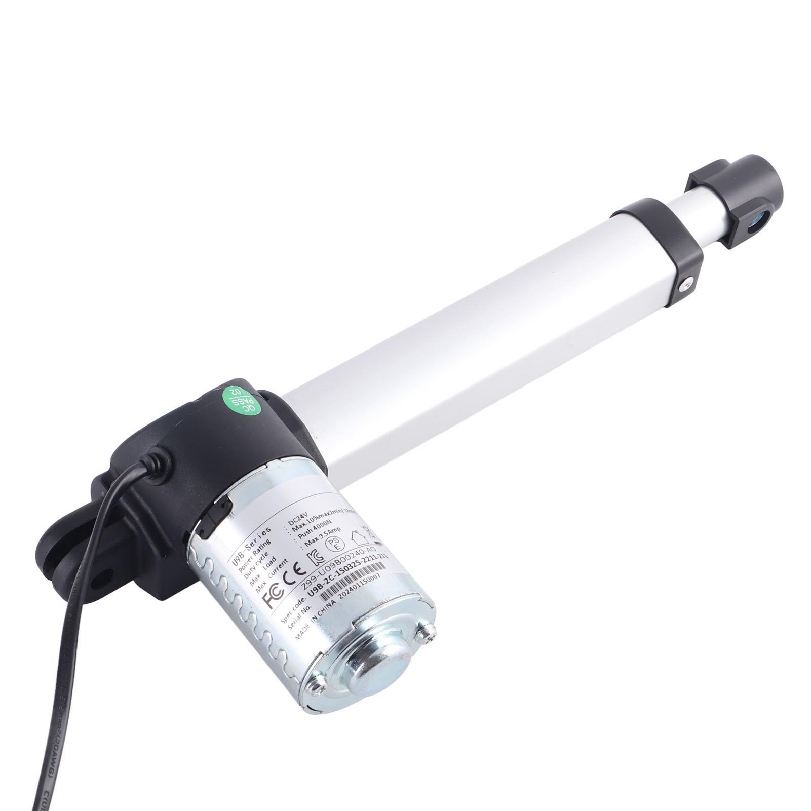 DC 24V 150mm Stroke Linear Actuator Maximum Load 4000N Heavy Duty Electric Sofa Massage Chair