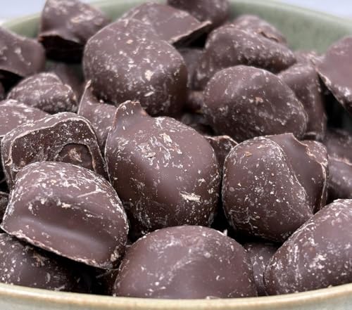 NULTHY - 500gr Jengibre con Chocolate Negro - Snack Gourmet Premium, Rico en Antioxidantes, Raíz de Jengibre Cristalizada, Postre y Aperitivo, Sabor Intenso