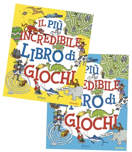 EURO PUBLISHING Il Più Incredibile Libro di Giochi - 2 volumi da 96 pagine ognuno