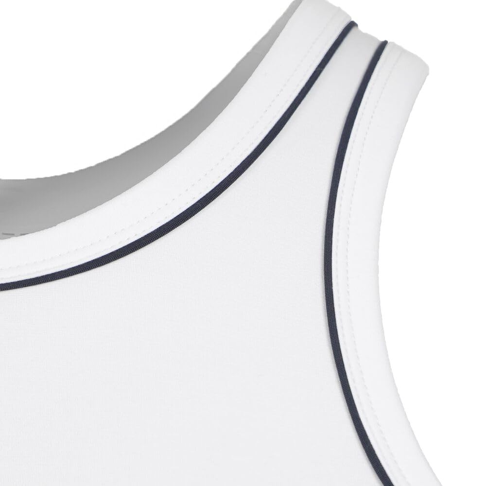 Wilson Fieldhouse Team Tank Lite - Camiseta sin Mangas para niña, Color Blanco, XS