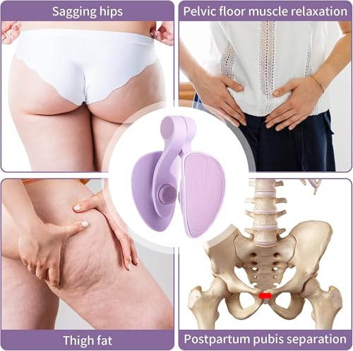 Image of CHEENNY Hip & Pelvis Trainer | Thigh Master and Inner Thigh Exercise Equipment | Pelvic Floor Exerciser Device | Training Tool | for Home, Gym, Fitness, Workout, Stretcher for Men & Women(Style-3)