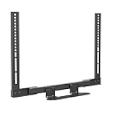 Soundbar Mount with Easy Access Design for SONOS Beam, SoundBar Bracket with Sliding Block Fits TV up to VESA 600x400mm, Compatible with The Beam Constructed of Duty Aluminum Profile