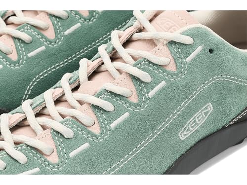 Image of KEEN Women's Jasper Low Height Climbing Approach Style Sneakers, Lily Pad /Cameo Rose, 10.5