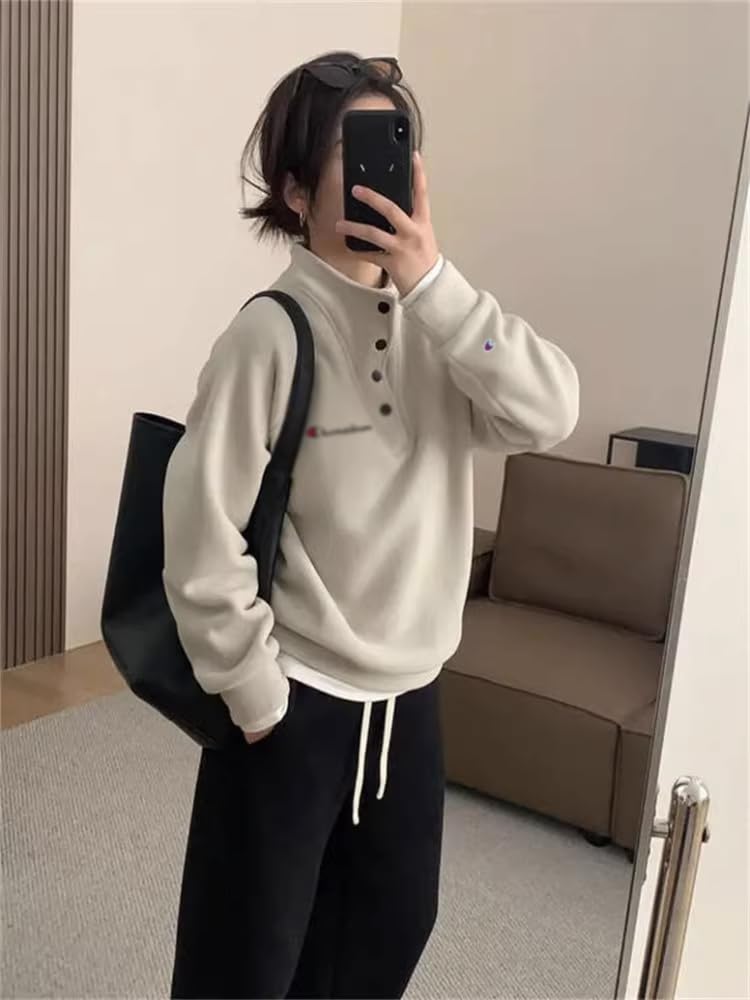 Sudadera para Mujer, Manga Raglán, con Capucha, Forrada de Felpa
