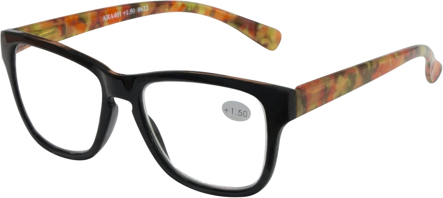 Reading Glasses with Spring Hinge for Women and Men