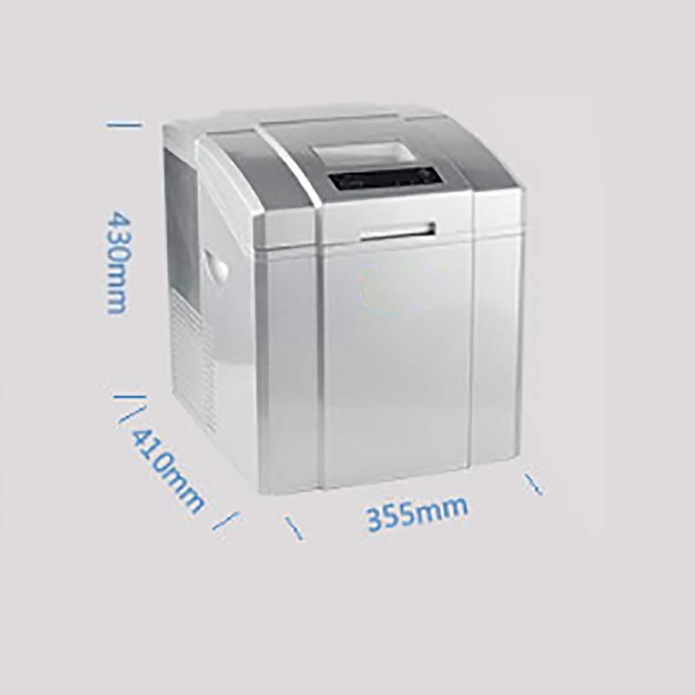 Sgenee Ice Cube Maker Machine, 12kg Ices/24hrs Portable Counter Top Electric Ice Machine Counter Top Automatic Ice Breaking, 2 Size Ice Cube/7 Mins on Fridge.com - View 5