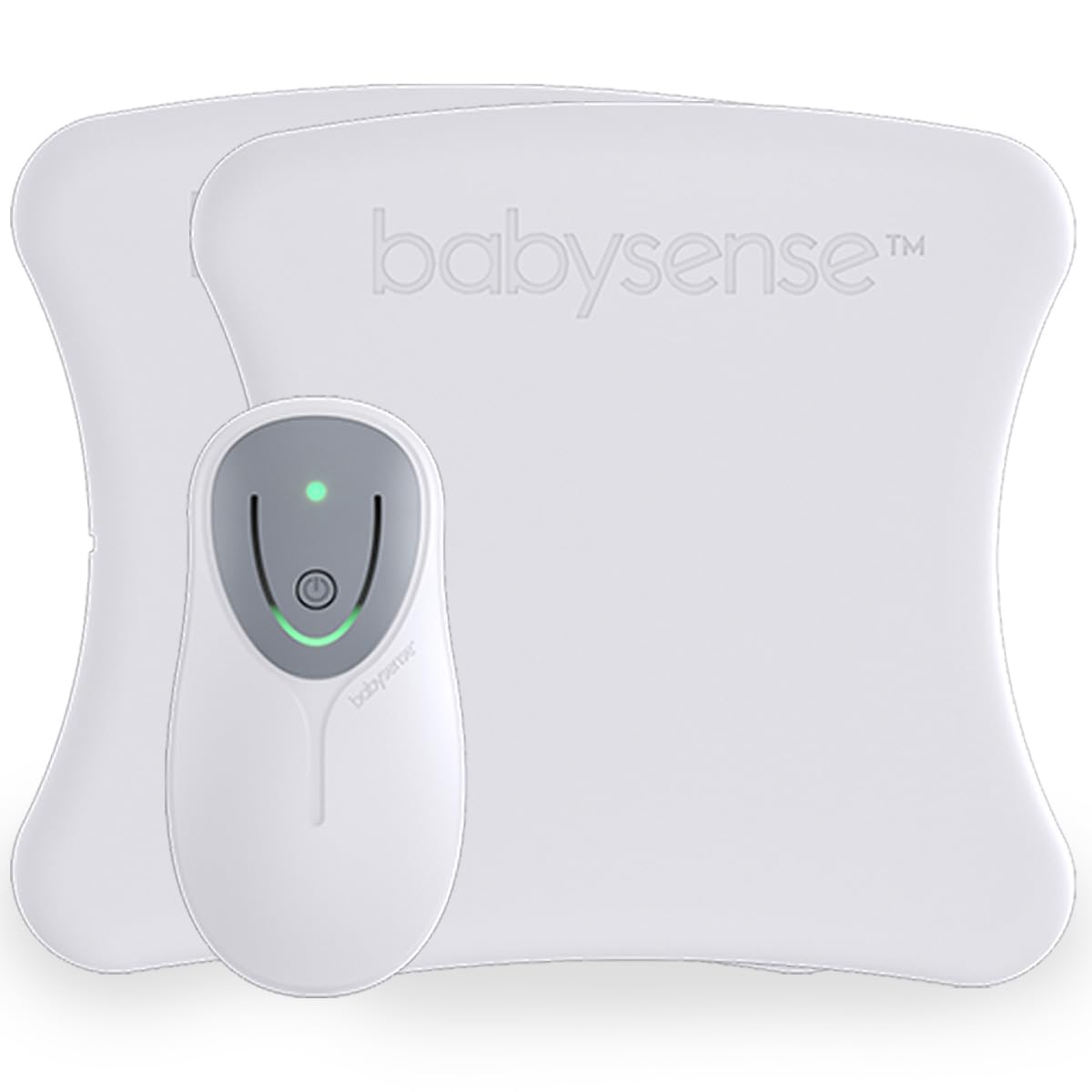 Babysense 8 – Baby-Bewegungsmonitor mit Echtzeit-Warnungen, zwei Sensormatten zur vollständigen Abdeckung des Bettbereichs, für den Heimgebrauch