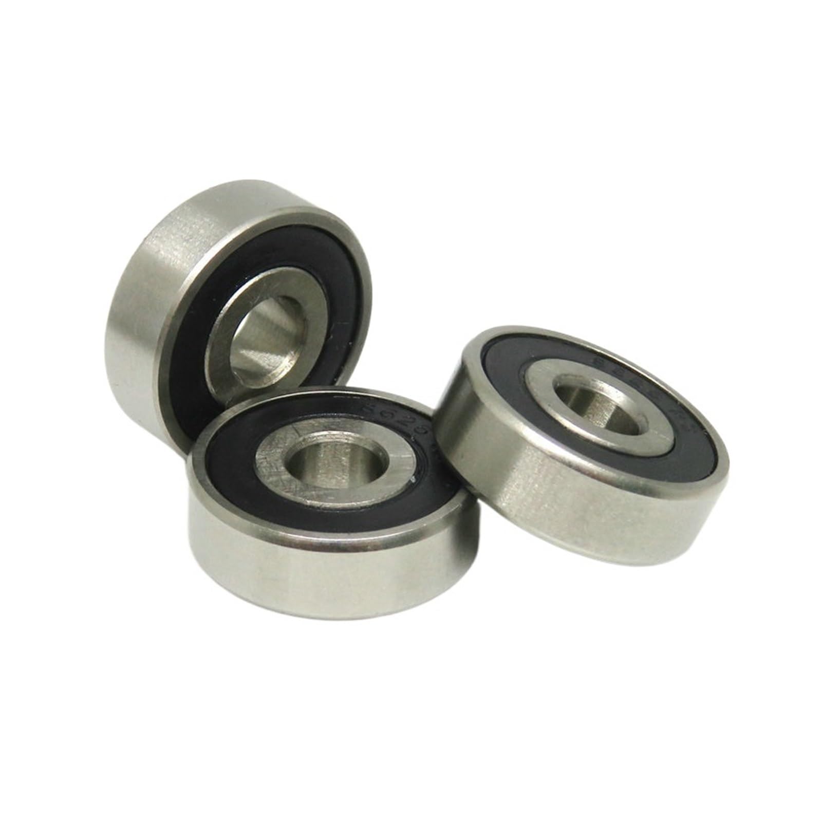 PXQCHAVLN 10 Pieces S626RS Bearing 6x19x6 mm S626ZZ 626Z S626 2RS 626-2RS 626 RS ZZ Stainless Steel Bearing 6 * 19 * 6 Miniature Ball Bearing(S626-2RS 6x19x6mm)