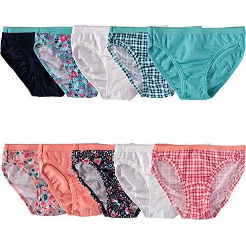 Fruit of the Loom Girls' Cotton Bikini Underwear2