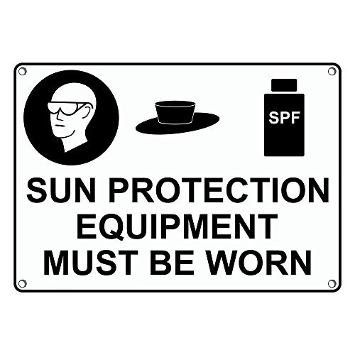 Weatherproof Plastic Sun Protection Equipment Must Be Worn